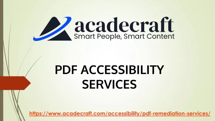 pdf accessibility services
