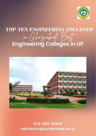 Top Ten Engineering Colleges in Ghaziabad Best Engineering Colleges in UP
