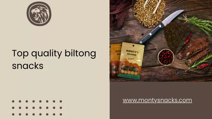 top quality biltong snacks