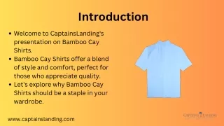 Bamboo Cay Shirts