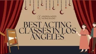 Best Acting Classes in Los Angeles