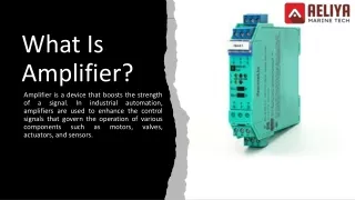 What Is Amplifier?