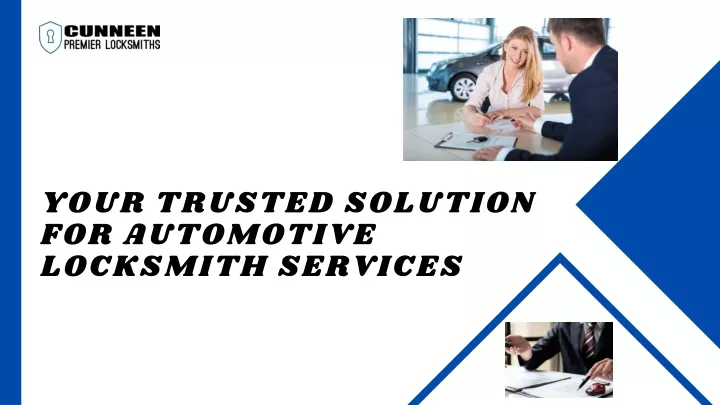 your trusted solution for automotive locksmith