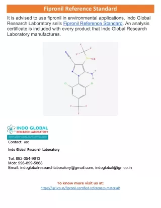 Fipronil Reference Standard