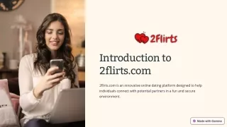2Flirts Free dating Site- Connect and Chat with Interesting People
