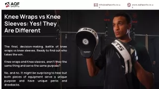 Knee Wraps vs Knee Sleeves_ Yes! They Are Different