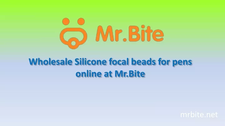 wholesale silicone focal beads for pens online at mr bite