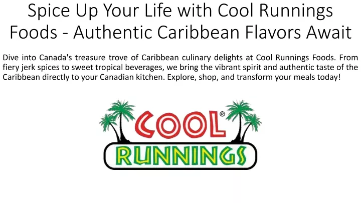 spice up your life with cool runnings foods authentic caribbean flavors await