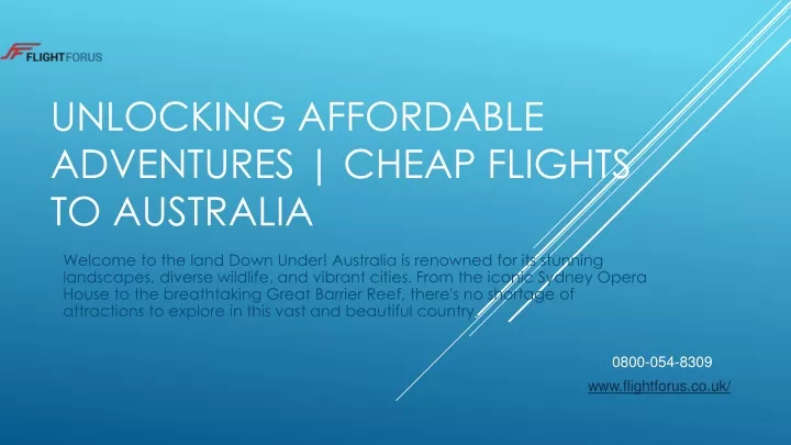 unlocking affordable adventures cheap flights to australia