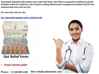 Buy Tapentadol online Quick california USA