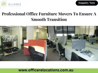 Professional Office Furniture Movers To Ensure A Smooth Transition