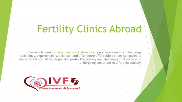 f ertility clinics abroad