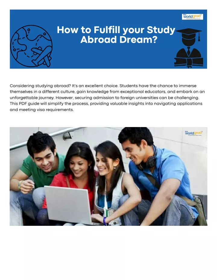 how to fulfill your study abroad dream
