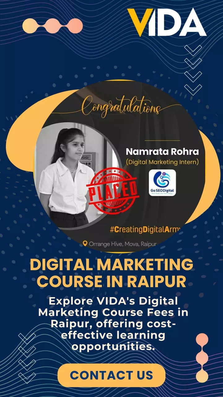 digital marketing course in raipur explore vida