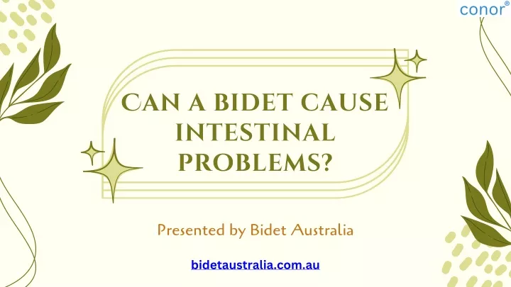 can a bidet cause intestinal problems