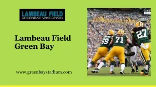 Lambeau Field Green Bay