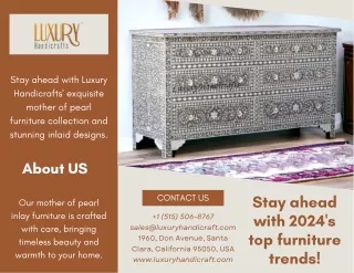Stay ahead with 2024's top furniture trends!