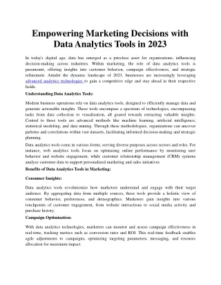 Empowering-Marketing-Decisions-with-Data-Analytics-Tools-in-2023