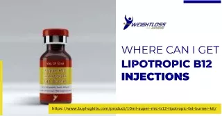 Unlock Your Weight Loss Journey with Lipotropic B12 Injections at Weightloss