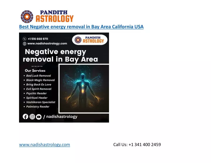 best negative energy removal in bay area