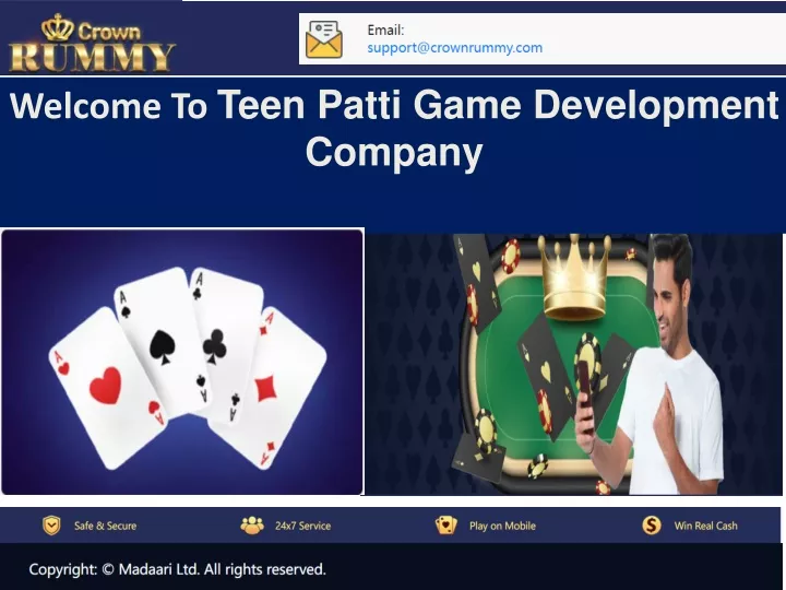 welcome to teen patti game development company