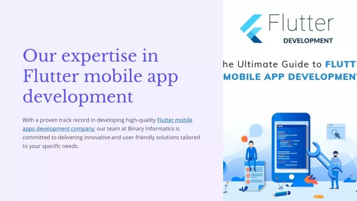 our expertise in flutter mobile app development