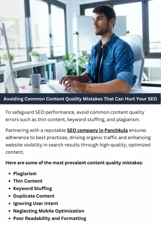 Avoiding Common Content Quality Mistakes That Can Hurt Your SEO