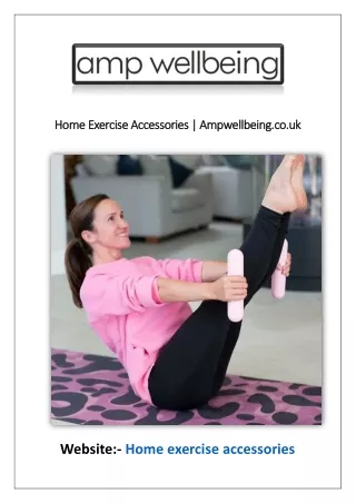 Home Exercise Accessories | Ampwellbeing.co.uk