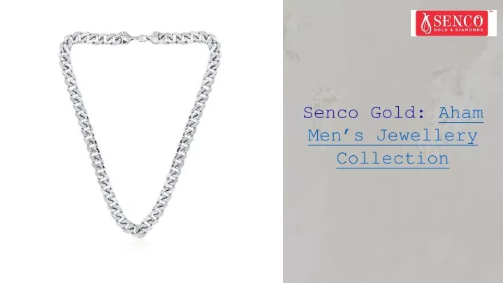 senco gold aham men s jewellery collection
