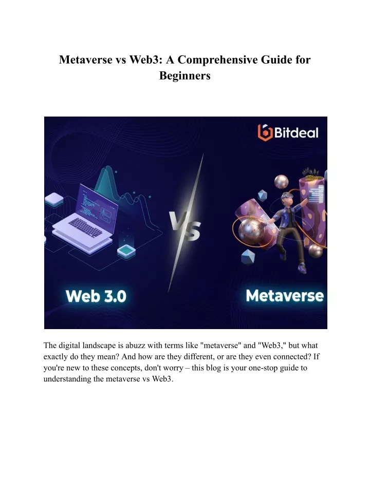 metaverse vs web3 a comprehensive guide