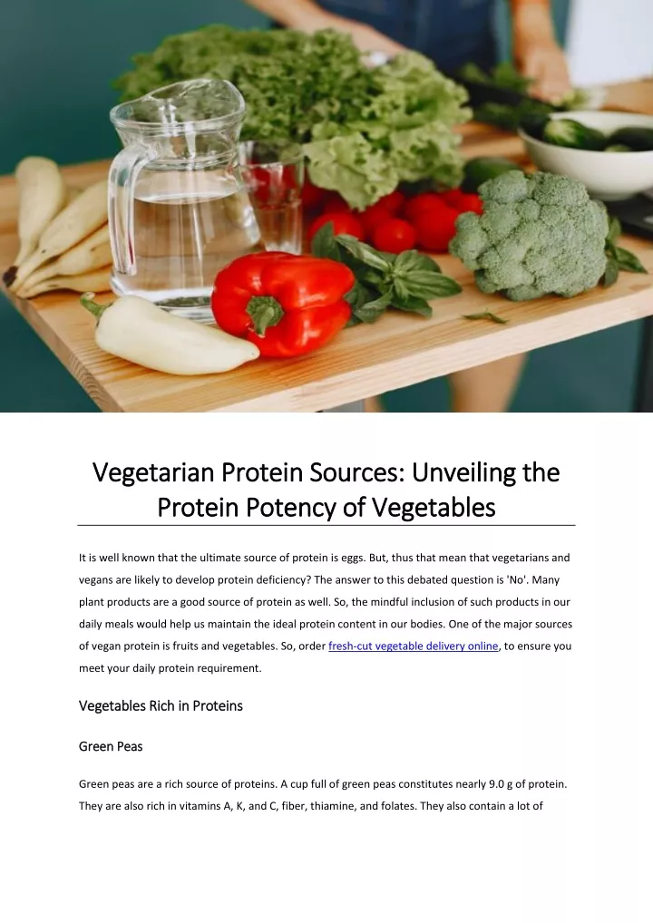vegetarian protein sources unveiling