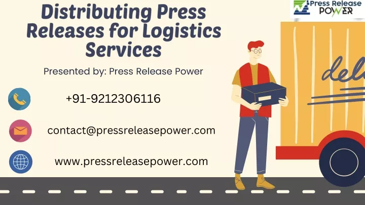 distributing press releases for logistics services