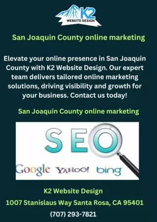 San Joaquin County online marketing