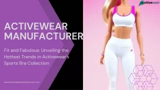 Activewear Launched New Sports Bra Collection