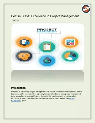 Best in Class_ Excellence in Project Management Tools