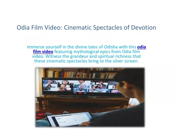 odia film video cinematic spectacles of devotion