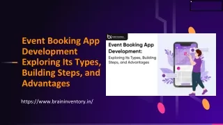 Event Booking App Development Exploring Its Types, Building Steps, and Advantages