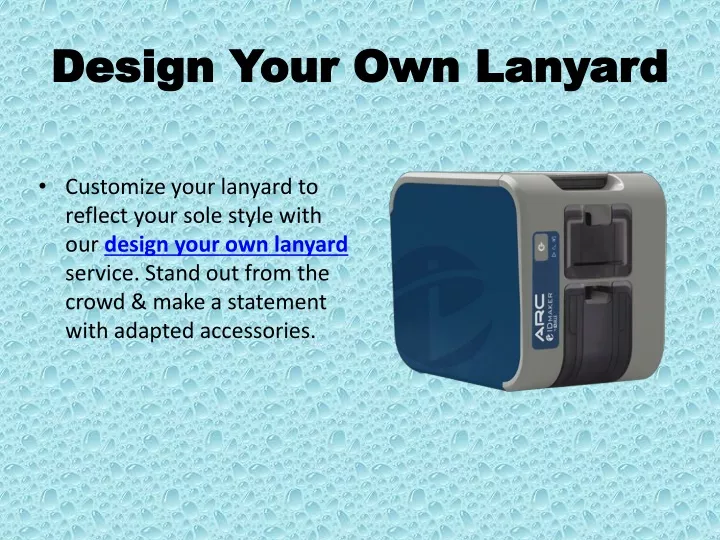 design your own lanyard