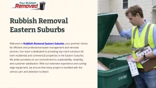 Tidy Up Your Space: Rubbish Removal in Eastern Suburbs