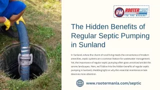 The Hidden Benefits of Regular Septic Pumping in Sunland