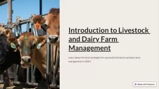 Best Strategies for Successful Livestock and Dairy Farm Management 2024
