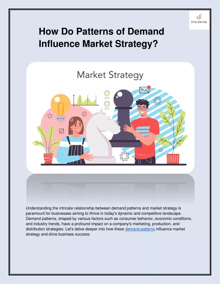 how do patterns of demand influence market