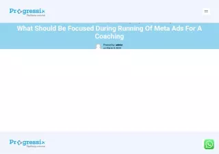 Mastering Meta Ads for a Coaching: A Strategic Guide for Coaching Institutes