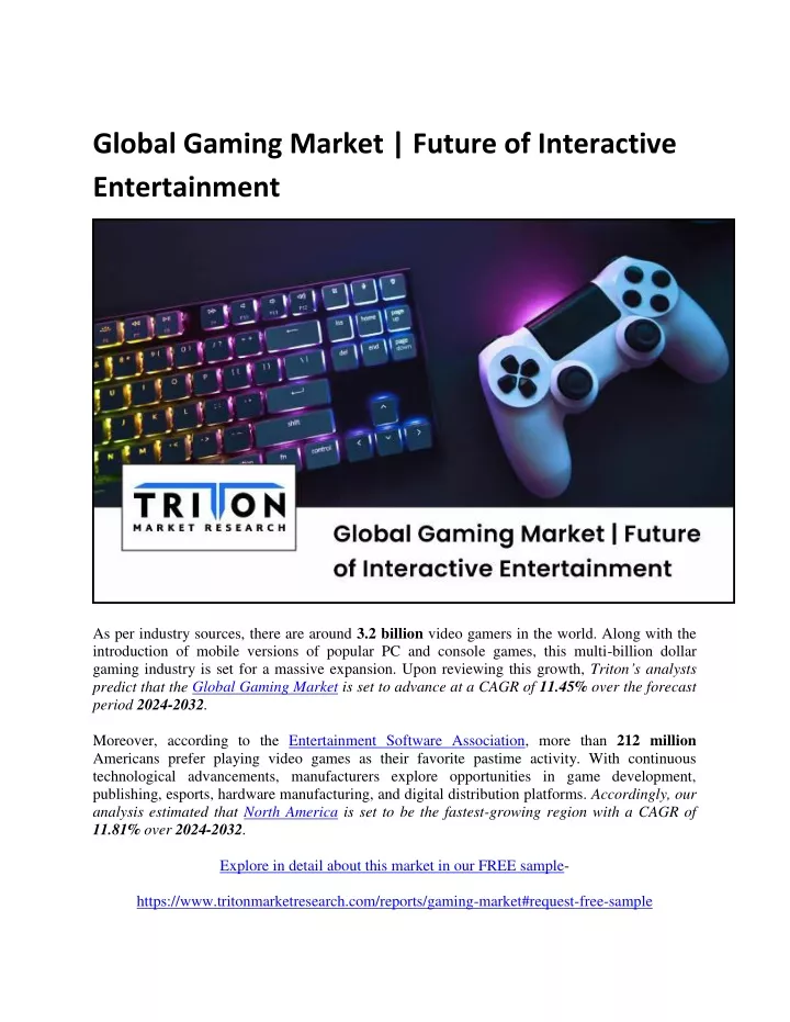 global gaming market future of interactive