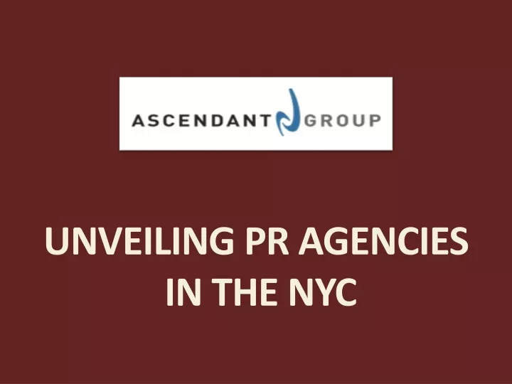 unveiling pr agencies in the nyc