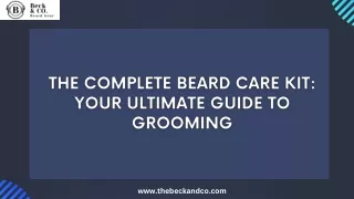 Elevate Your Grooming Routine with Top-Quality Beard Care Kits