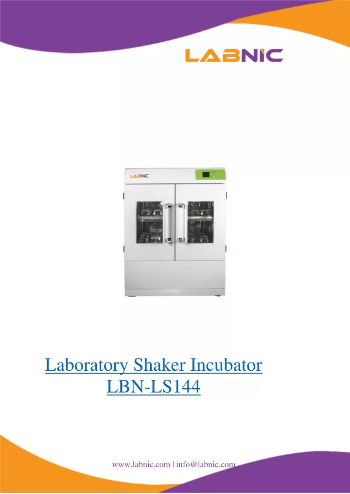 laboratory shaker incubator lbn ls144