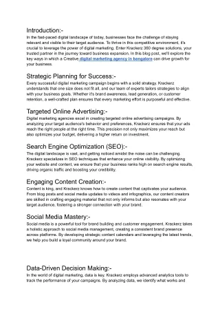 introduction in the fast paced digital landscape