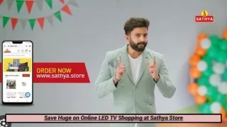 Save Huge on Online LED TV Shopping at Sathya Store