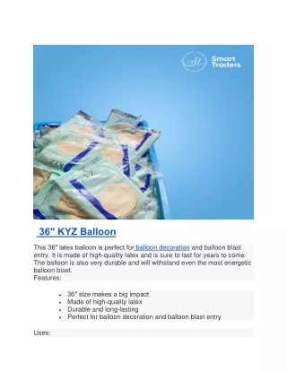 36″ KYZ Balloon